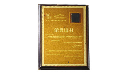 2010上海世博會民營企業聯合館榮譽證書